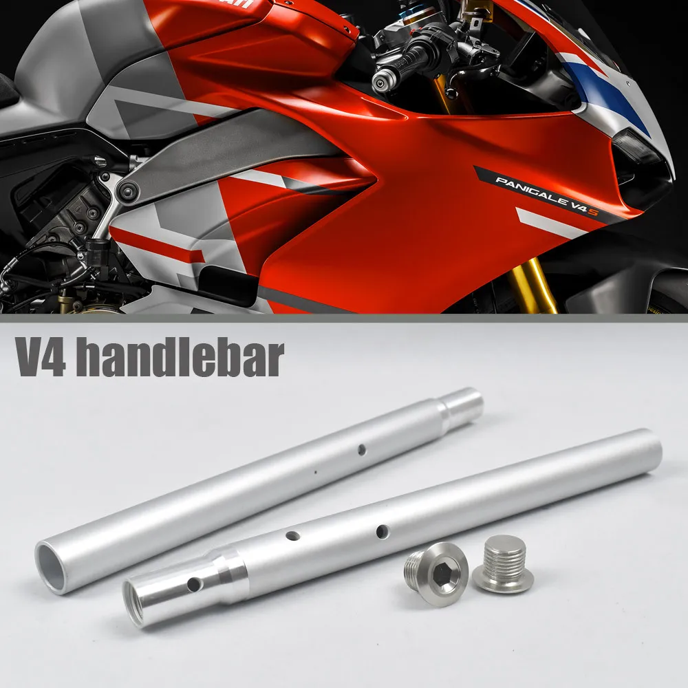 Motorcycle Handlebar For DUCATI Panigale V4/S 2018-2022 V4 V4S V4R Superbike Steering Wheel Handle BarAccessories Hand Grip