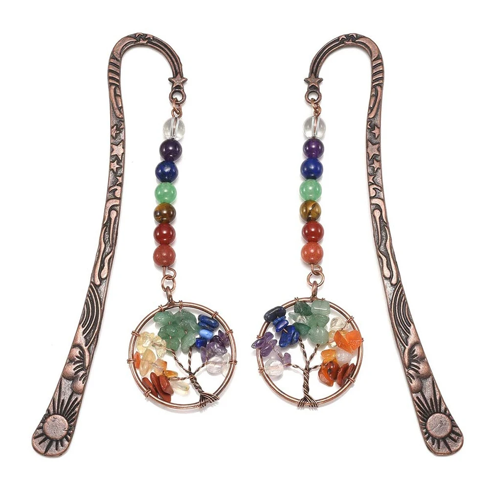 Marque-page arbre en métal pour femme, cristal, vintage, étudiant, enseignant, remise des diplômes, cadeau de Noël