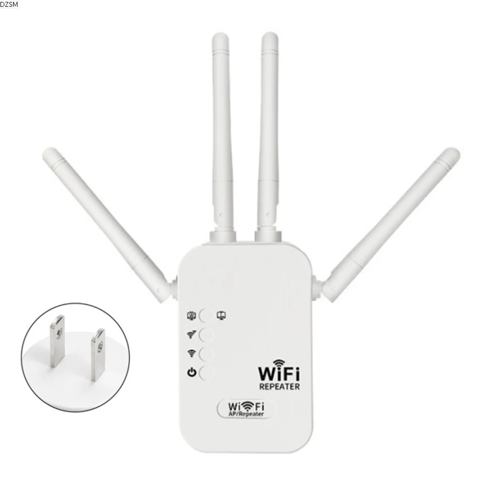 

Беспроводной Wi-Fi усилитель-маршрутизатор 300 Мбит/с, усилитель сигнала Wi-Fi, репитер Wi-Fi 2,4 ГГц для домашнего использования (версия для ЕС)