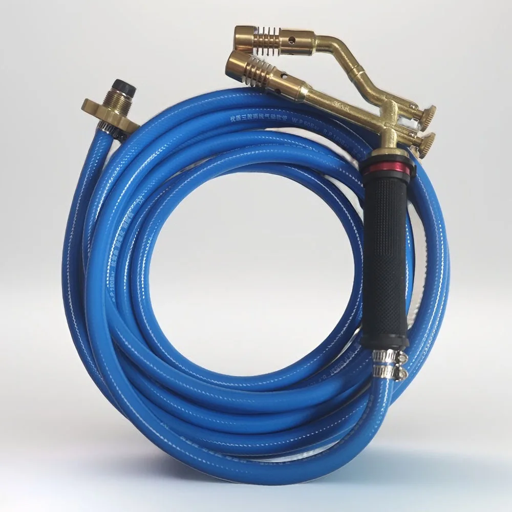 Double Head Liquefied Petroleum Gas Welding Gun, Butane Gas Welding Gun, Air