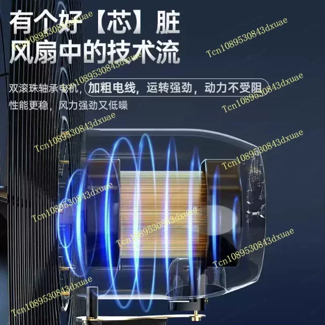 Wall Mounted Industrial Fan Metal Blade High Velocity Fan Wired Remote Control Powerful Airflow Industrial Factory Warehouse Fan