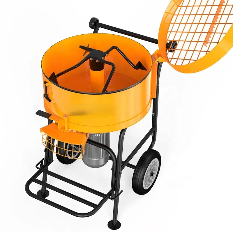 100litre portable concrete mortar pan mixer