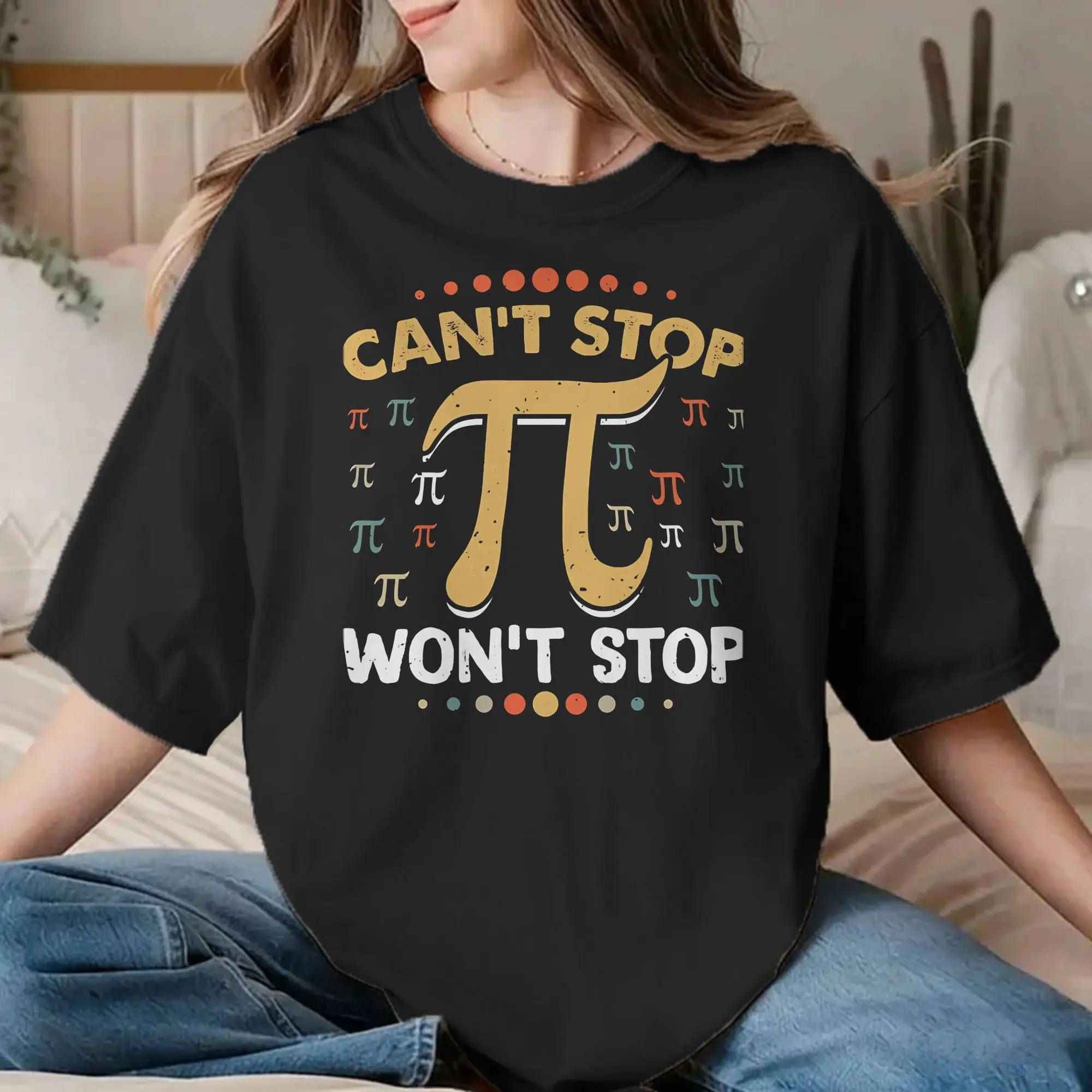 Pi Day Math Nerd Geek for Men Women T Shirts  Cool Tees Short Sleeve Crewneck T-Shirts Pure Cotton Gift Idea Clothing