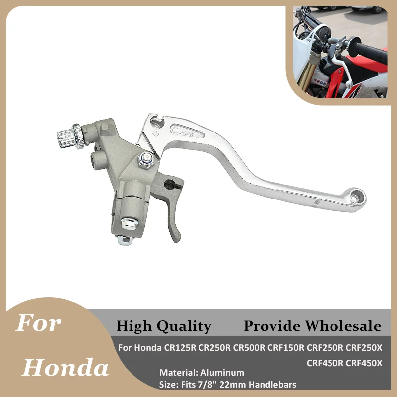 For HONDA Motorcycle Accessories Clutch Lever Handle CRF250R CRF450R CRF250X CRF450X CR125R CR250R CRF 250R 450R 2004-2020