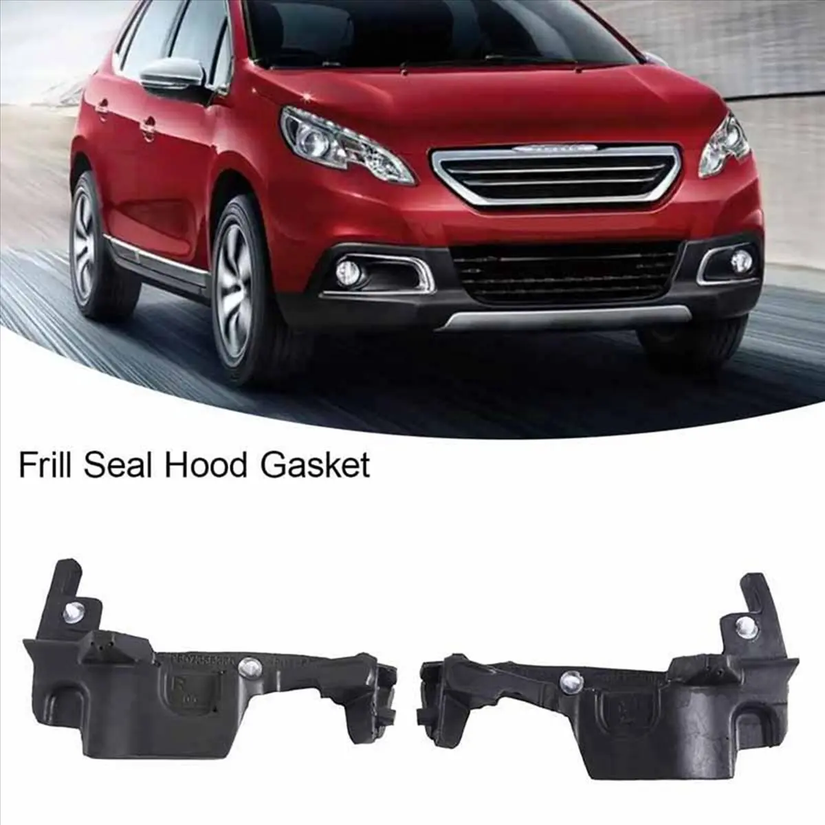 11.11Car Engine Compartment Protection Foam Trim Frill Seal Hood Gasket 9807356480 9807356380 for 2008