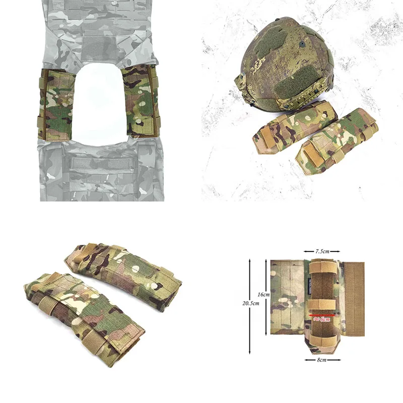 Outdoor tactical vest universal shoulder pads built-in, high cushion multi-color shoulder pads, made of 500D fabric