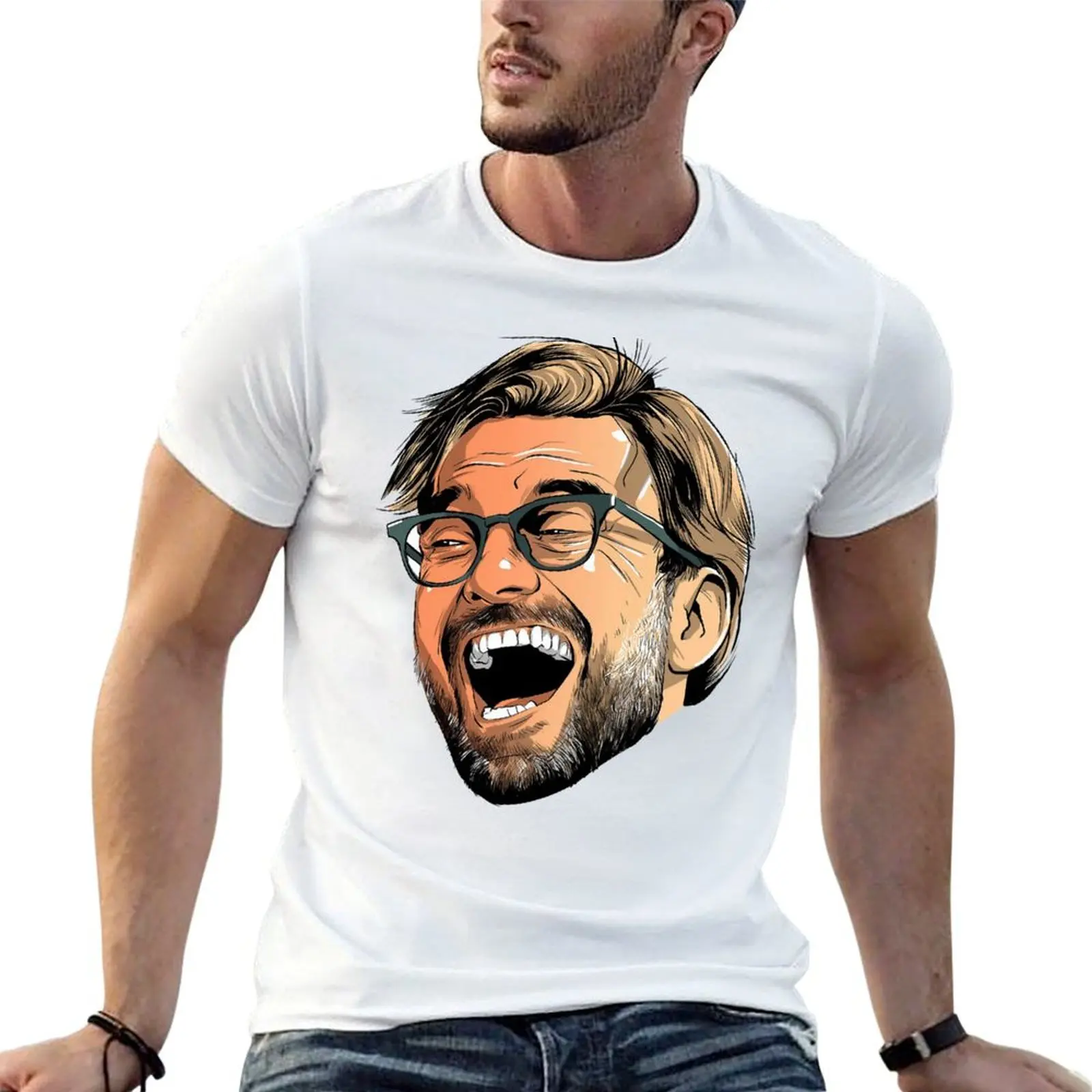 

man fit for Joyous shirts man slim Klopp tshirt T-Shirt t