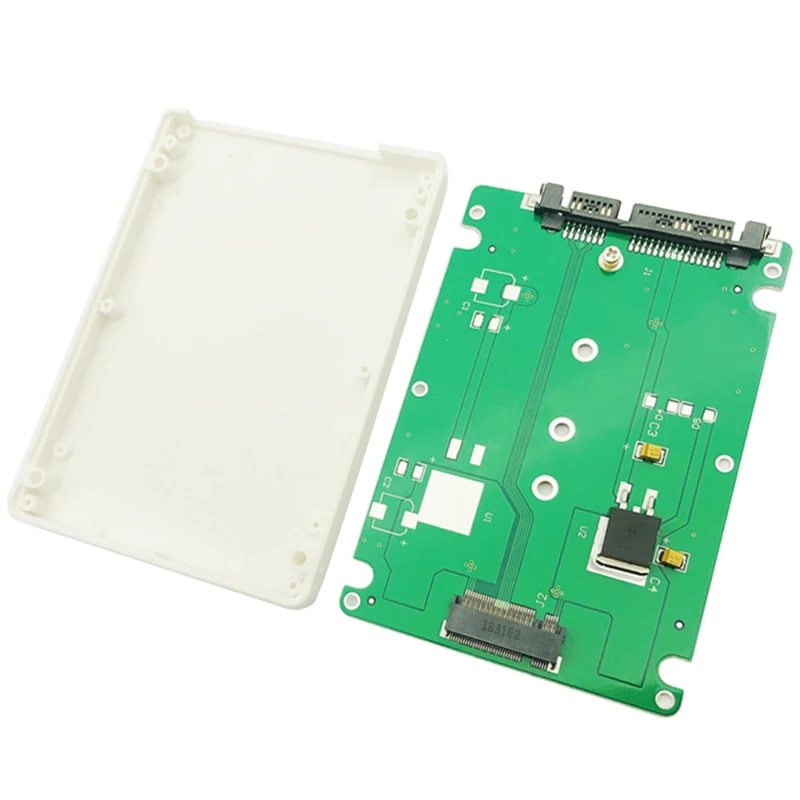 M.2 a SATA 2,5 pulgadas NGFF (SATA) SSD convertidor adaptador caso B + M llave enchufe 2 M2 tarjeta adaptadora SATA para E431 E531 X240S Y410P Y510P