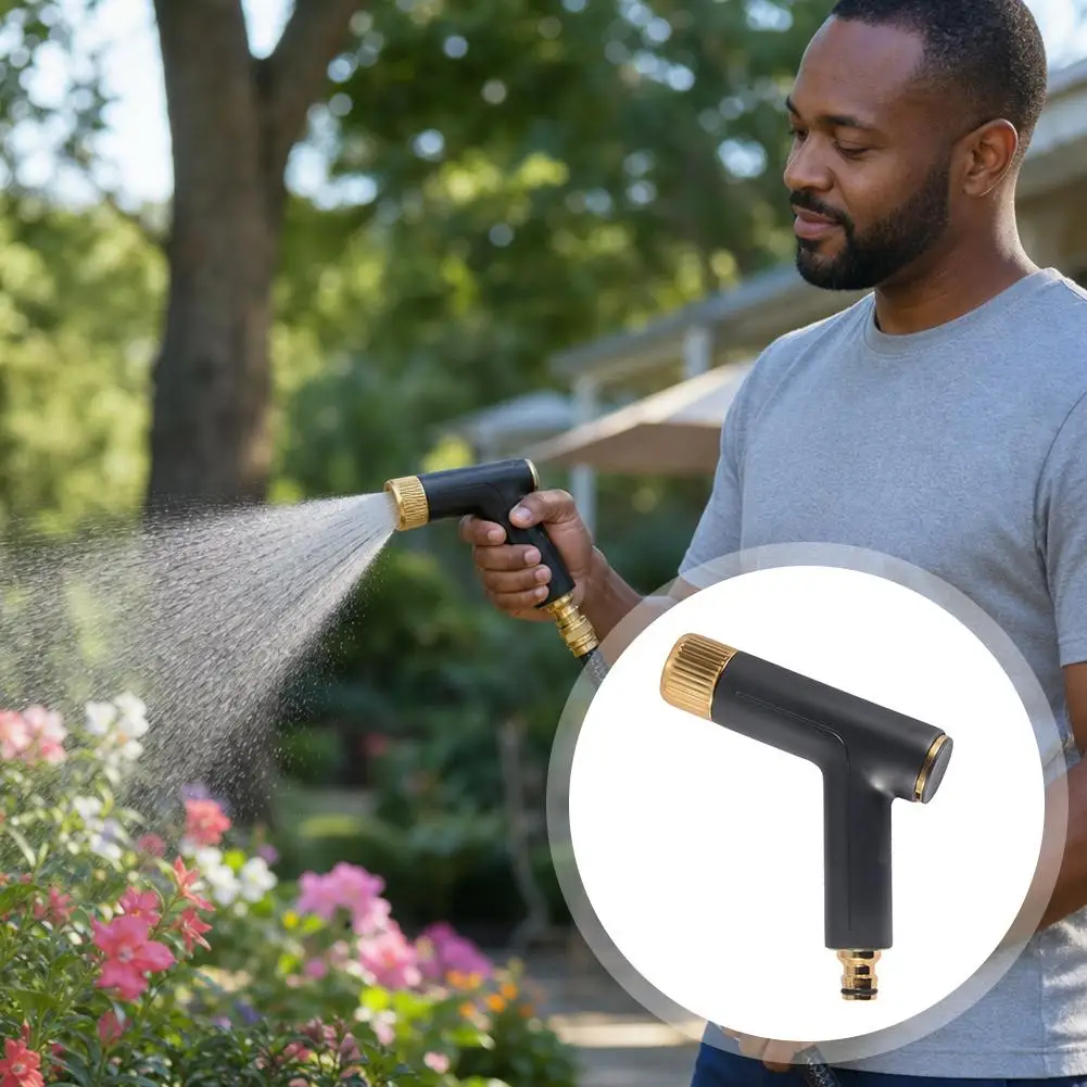 1PC High Pressure Spray Water Gun Adjustable Garden Watering Hose Nozzle Sprinkler Car Washing Gun Car Cleaning Washing Tools