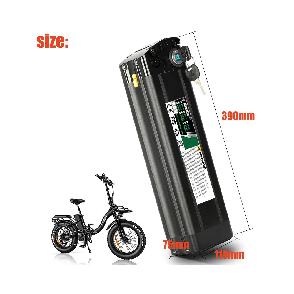 24V,20Ah-100Ah, air transportation, suitable for folding power assisted bicycle Silver Fish model