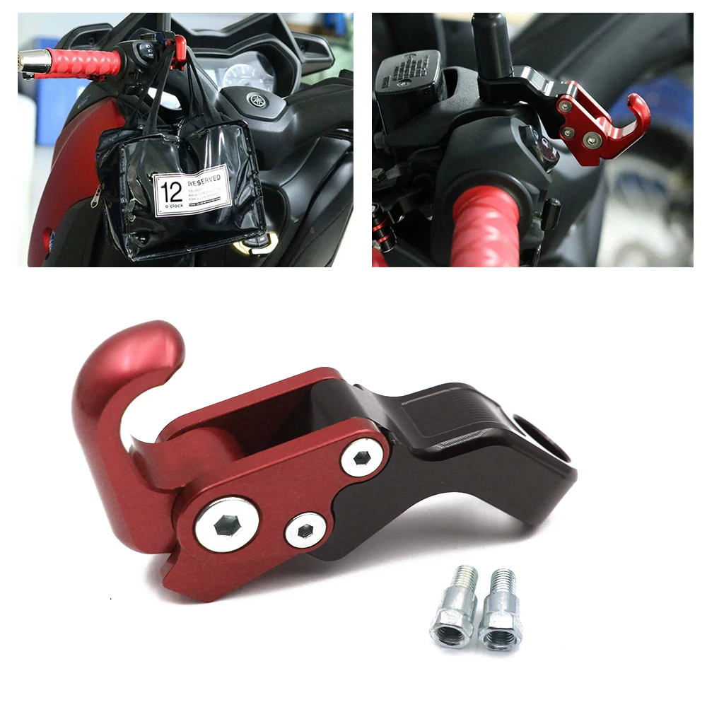 For KYMCO Xciting 250 300 350 400 CT250 S350 Motorcycle Hook Luggage Helmet Holder Bag Hanger Carry Claw Cargo CNC Accessories