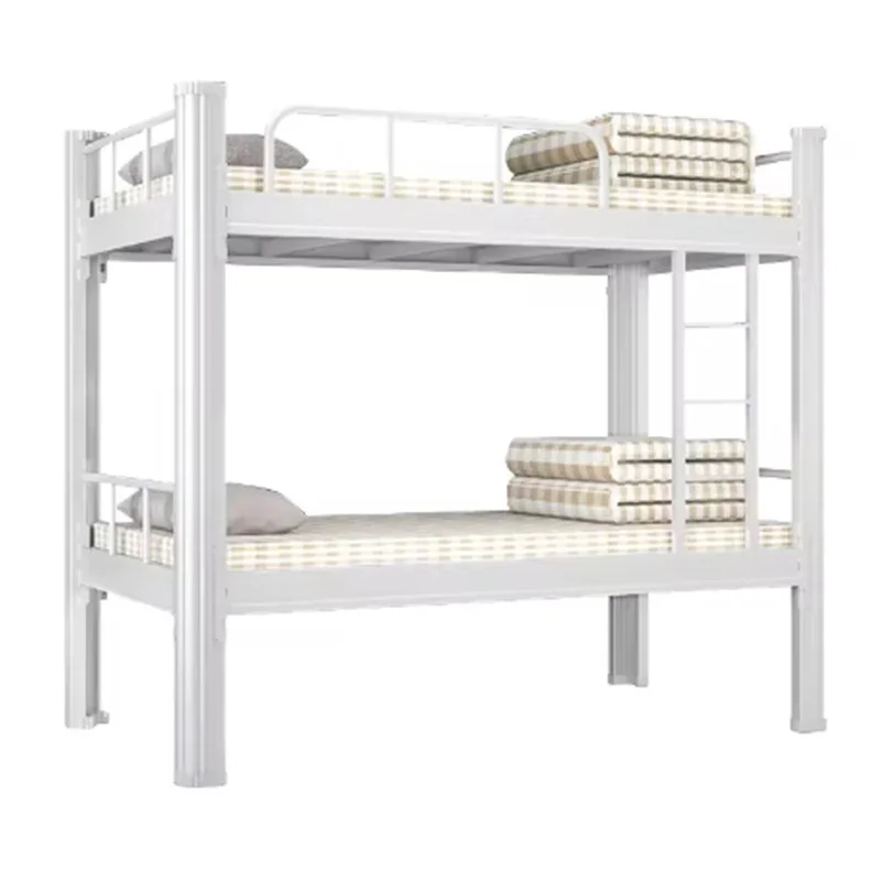 Metal king size bed Two layer school bunk bed for adult Steel school apartment hotel metal bunk bed