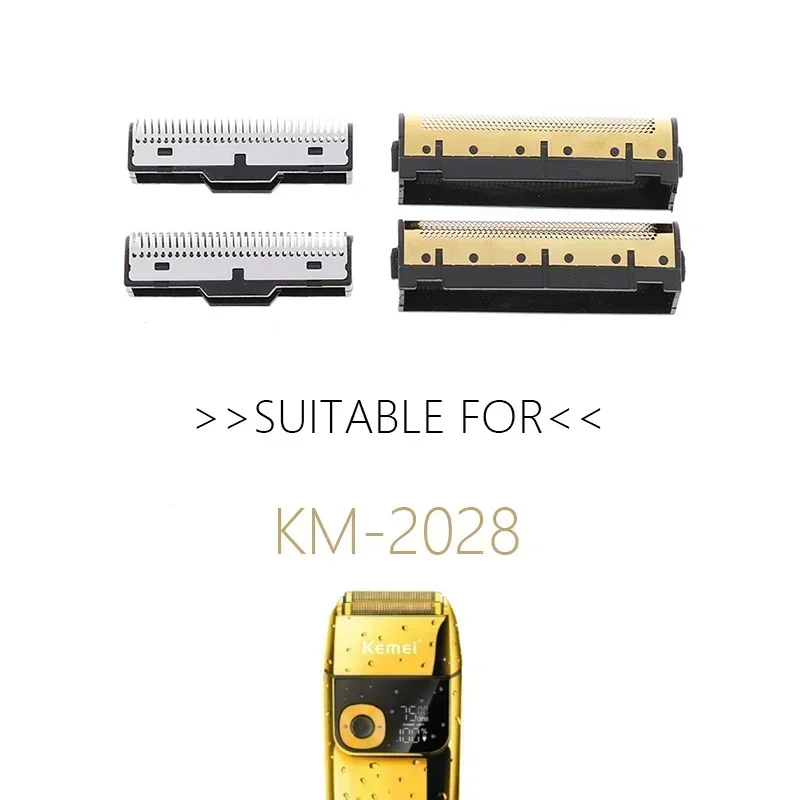 Original Replacement Blades Set for Kemei KM-2028/KM-2027/TX8 Professional Hair Trimmer  Clipper Barber Shaving Accessories