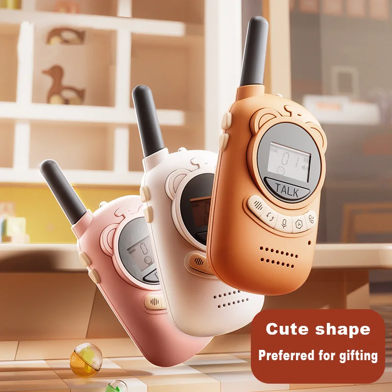 2pcs Kids Walkie Talkie Children Toys Gifts 3000M talk distance Christmas Birthday New Year Holiday Gifts