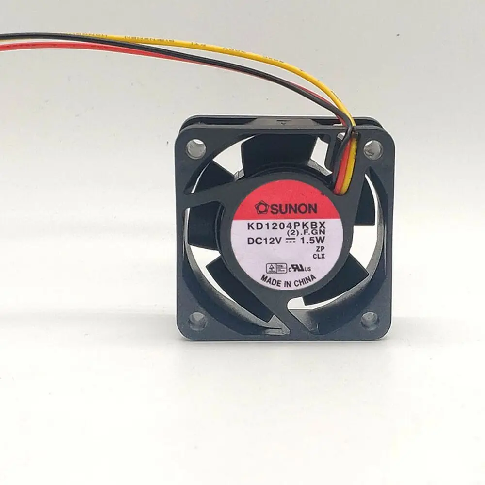 NEW SUNON KD1204PKBX (2) .GN DC12V 0.124A 1.5W 4020 40mmX40X20mm fan 3Pin#XR