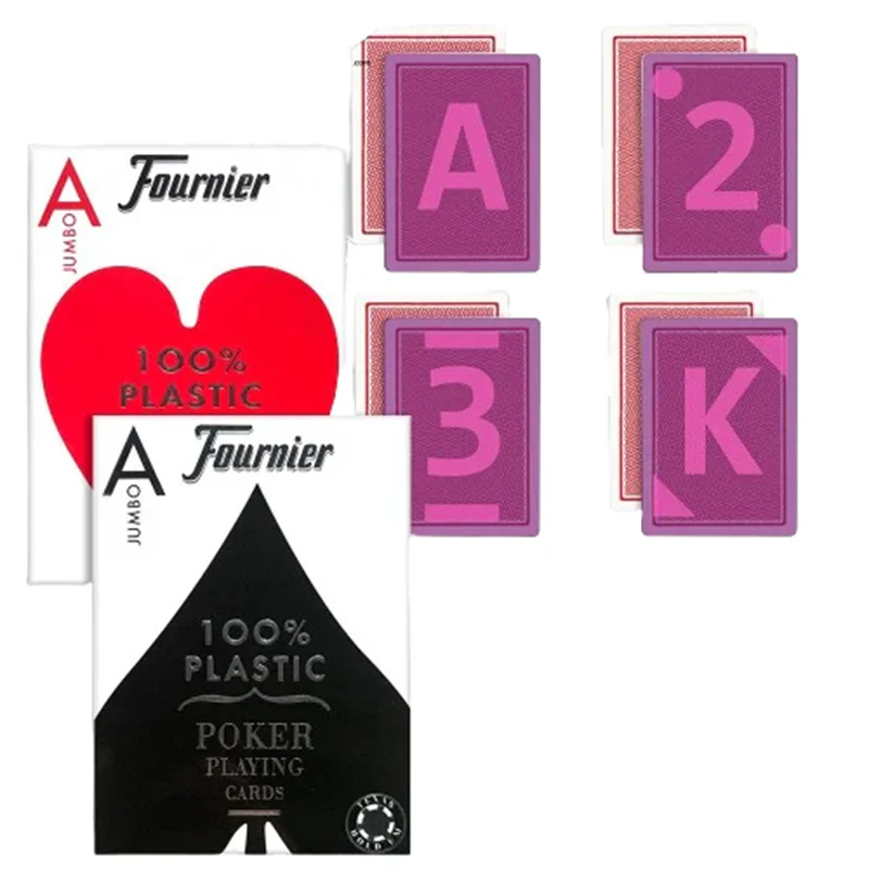 Fournier Jumboa 2800 Infrared Plastic Marked Cards For Infrared Sunglasses & Infrared Contact lenses（