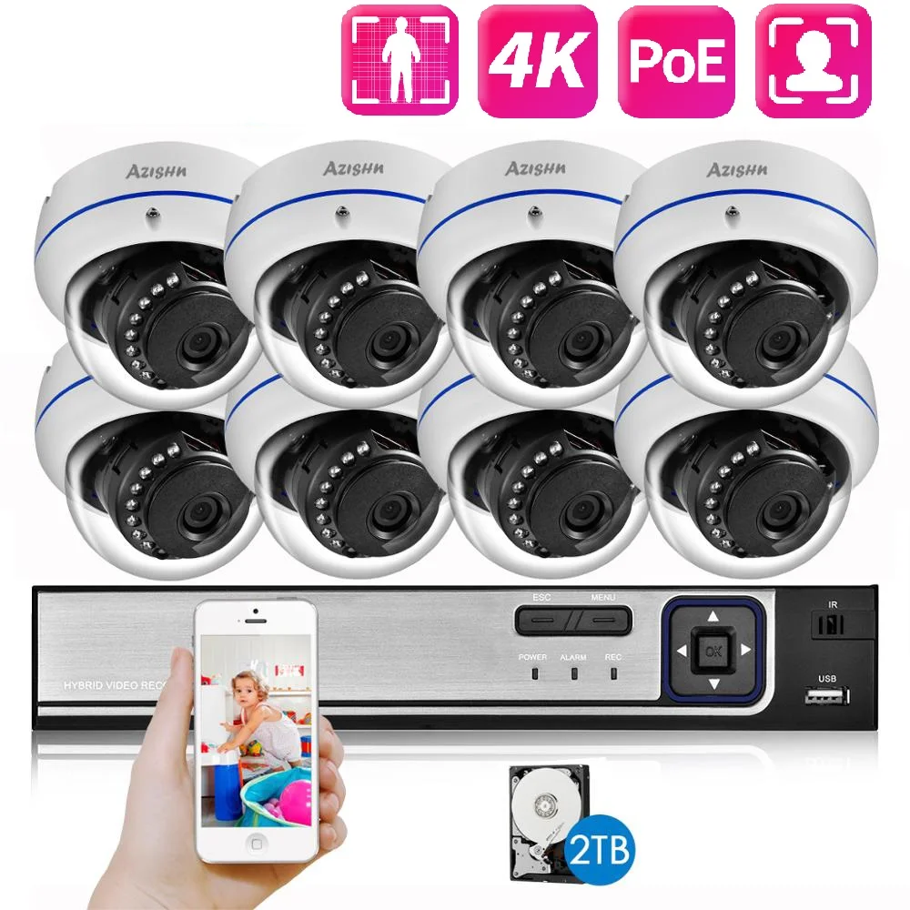 camera ip 4k 8mp h265 poe nvr sistema de camera deteccao de movimento ultra alta definicao camera ip 01