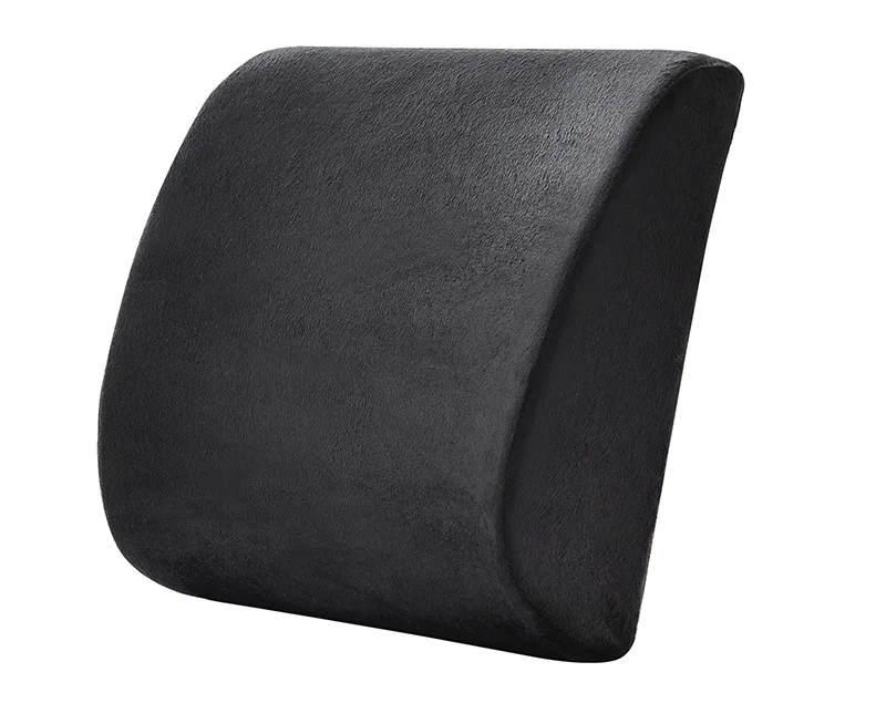 Almofada de Suporte Lombar para Cadeira de Escritório - Almofada Lombar de Espuma de Memória para Carro ou Cadeira de Jogos, Almofada Ergonômica para as Costas