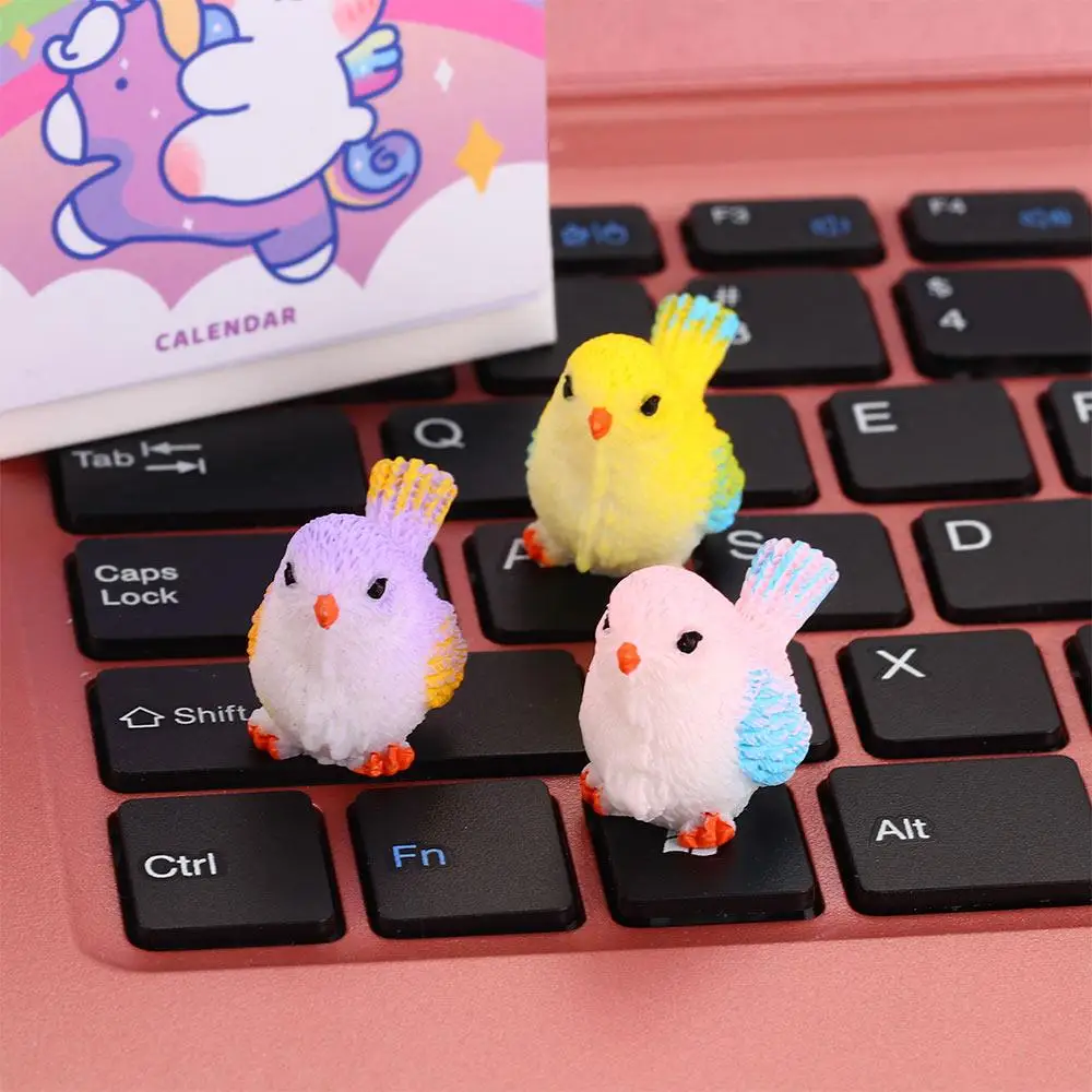 

Cute Mini DIY Dollhouse Glass Ornaments Little Birds Miniature Figurines Micro Landscape Fairy Garden Decor Home Decor