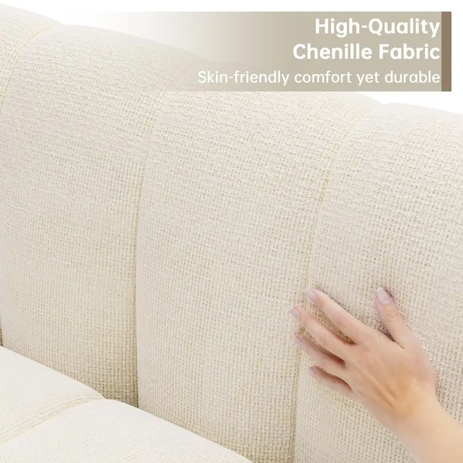 Oversized Sofa Couch Extra Deep Couch Modular Convertible Sectional Sofa Set Comfy Modern Sofas Couches for Living Room Apartme