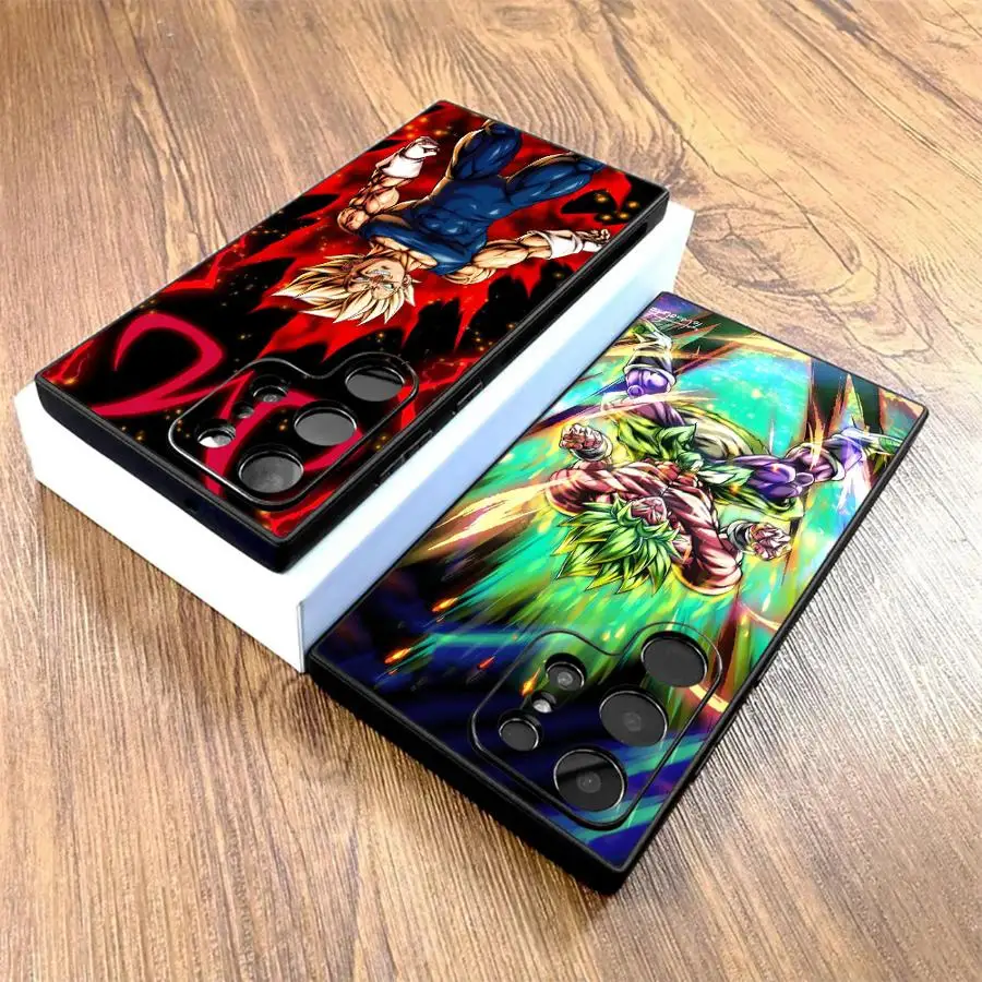 Case for Samsung Galaxy S20 S24 Plus S9 S24+ S22 S23 FE S21 S25 Ultra S25+ Soft Back Phone Cover Dragon Ball Son Goku Saiyan