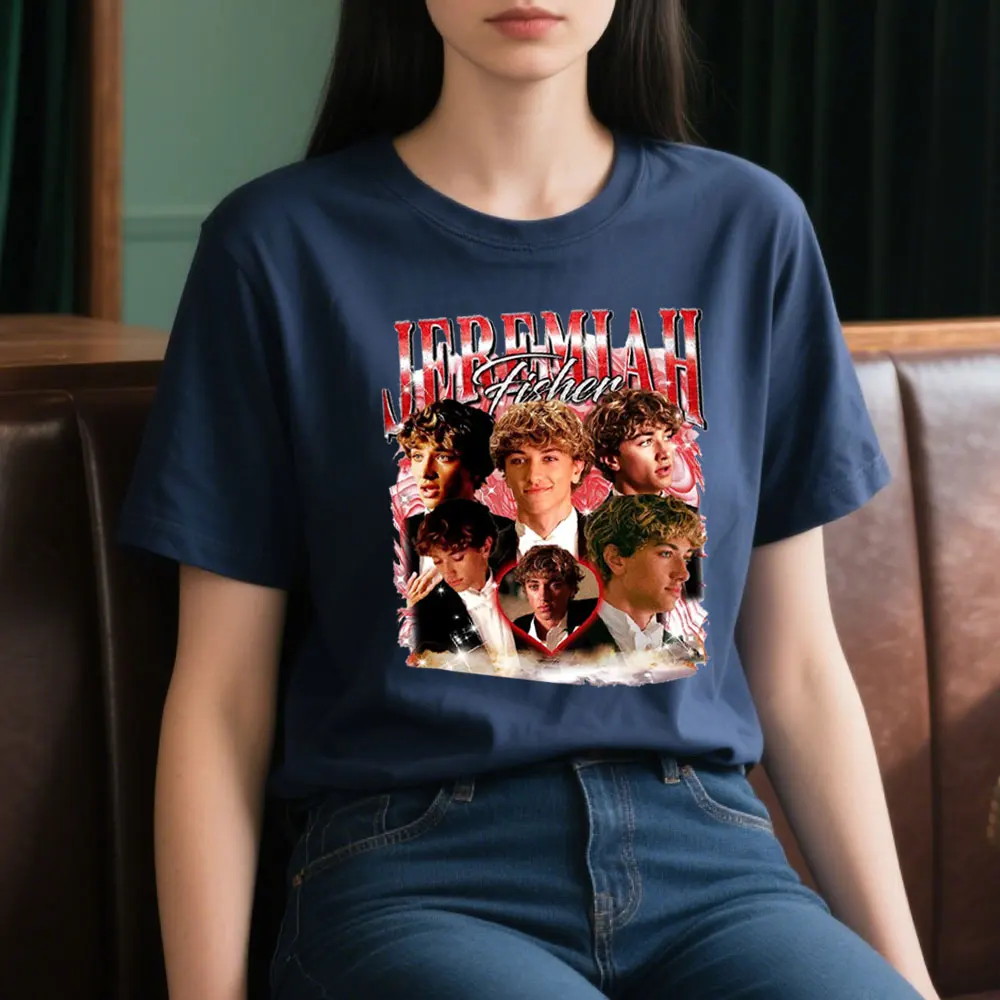 Jeremiah Fisher Wedding CottonTShirt TSITP Formal Scene Tee The Summer Turned Pretty Merch Team Jeremiah Fan Gift Women Clothing