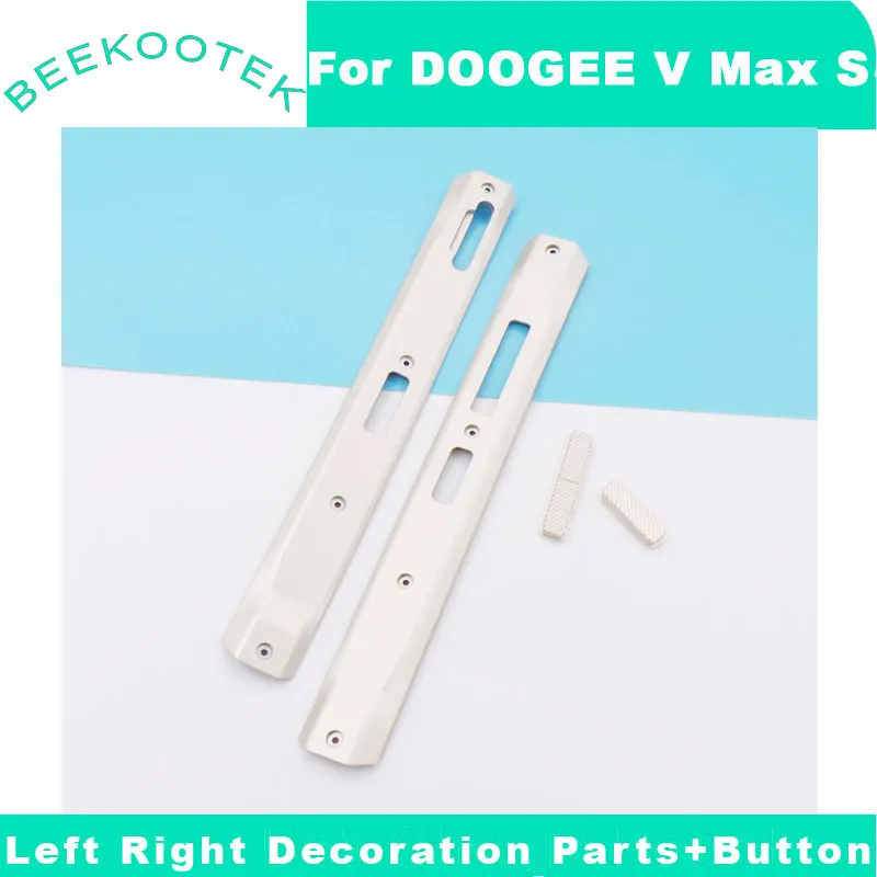 Nuevo Original DOOGEE V Max S piezas de decoración izquierda derecha marco medio volumen lateral botón personalizado para teléfono inteligente DOOGEE V Max S