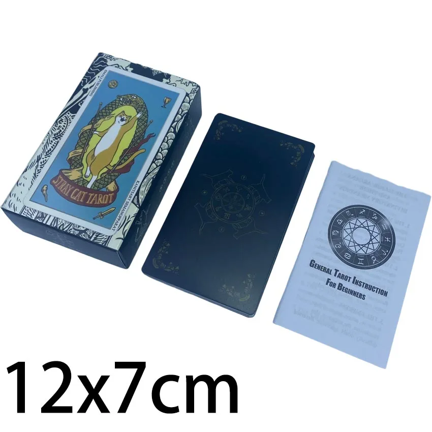 

12x7 cm Stray Cat Tarot Deck Card Games