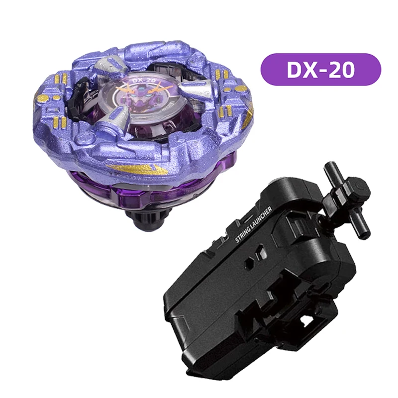 

DX-20 Hurricane Battle Top Set with Launcher High-Speed Spinning Gyro Toy for Competitive Duels