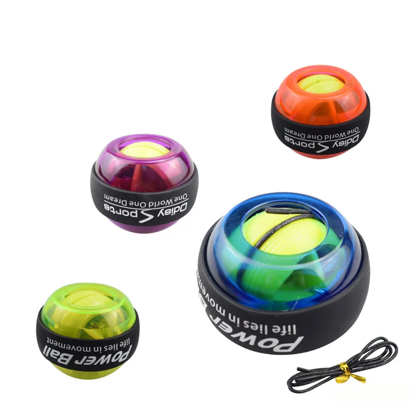 

LED Wrist Ball Trainer Gyroscope Strengthener Gyro Power Wrists Ball Exerciser Exercise Machine Gym Power Ball Fitness Equipment
