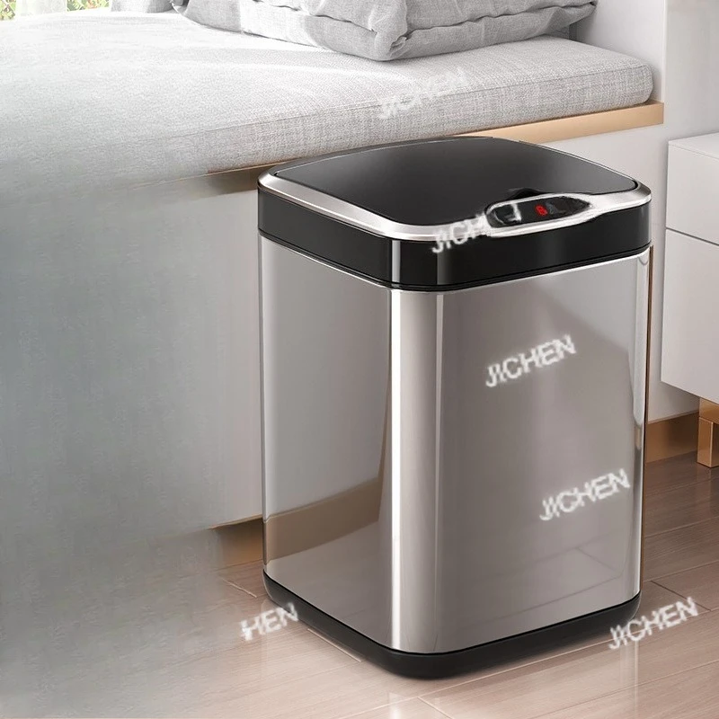 

Neu Hygiene Kitchen Smart Stainless Steel Automatic Living Room Sensor Trash Can Household