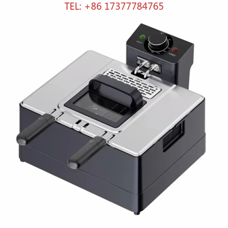 Single-cylinder deep fryer, cheese sheet machine, commercial deep fryer, large capacity, thickening fryer