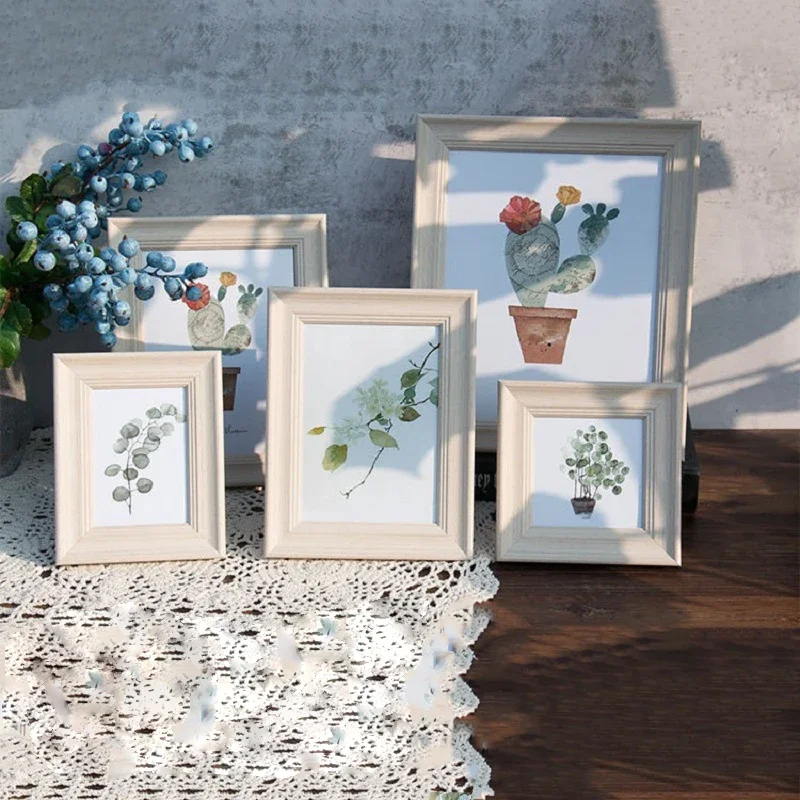 American Vintage Photo Frame Wall Mountable Tabletop DisplayPicture Frame for Photos and Artwork Premium Wood Frame Home Decor