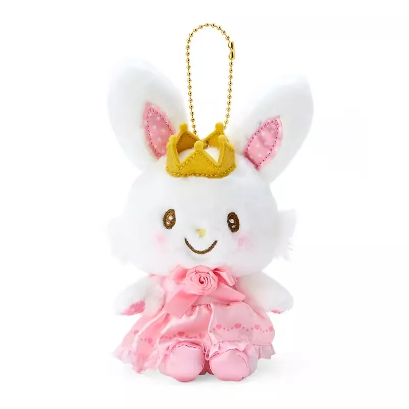 New Cute Anime Dress Wish Me Mell Rabbit Bunny Plush Key chain Kids Stuffed Toys Small Pendant For Children Gifts 15CM