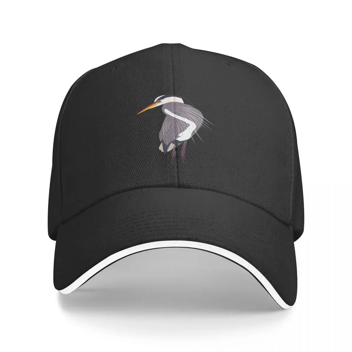 

Great Blue Heron sticker Baseball Cap hiking hat Sunscreen Anime Hat Fishing cap Luxury Woman Men's