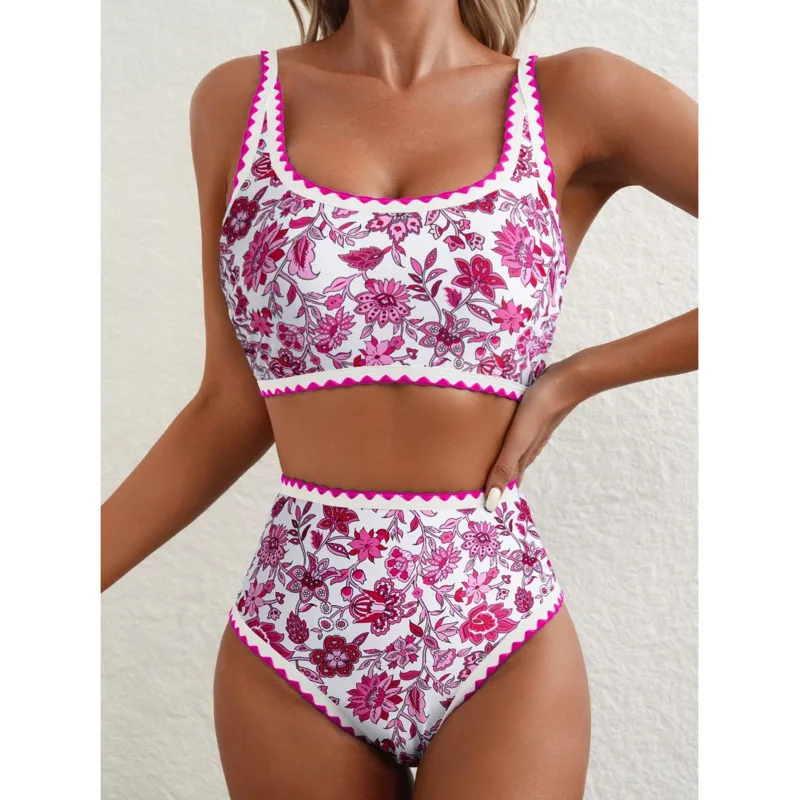 New Sexy Bikinis Print Swimsuits Women's Swimwear Push Up Female Beach Swim Wea… - Image 4