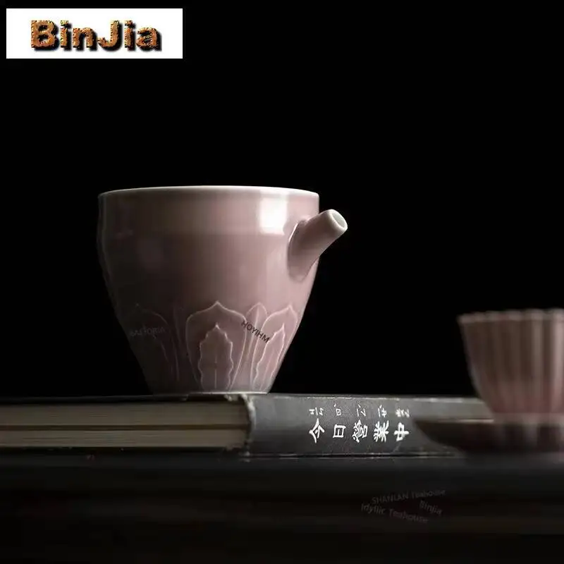 210ml-purple-red-glaze-handmade-fair-cup-household-lotus-petal-tea-pitcher-retro-cha-hai-justice-cup-tea-items-craft-equipment