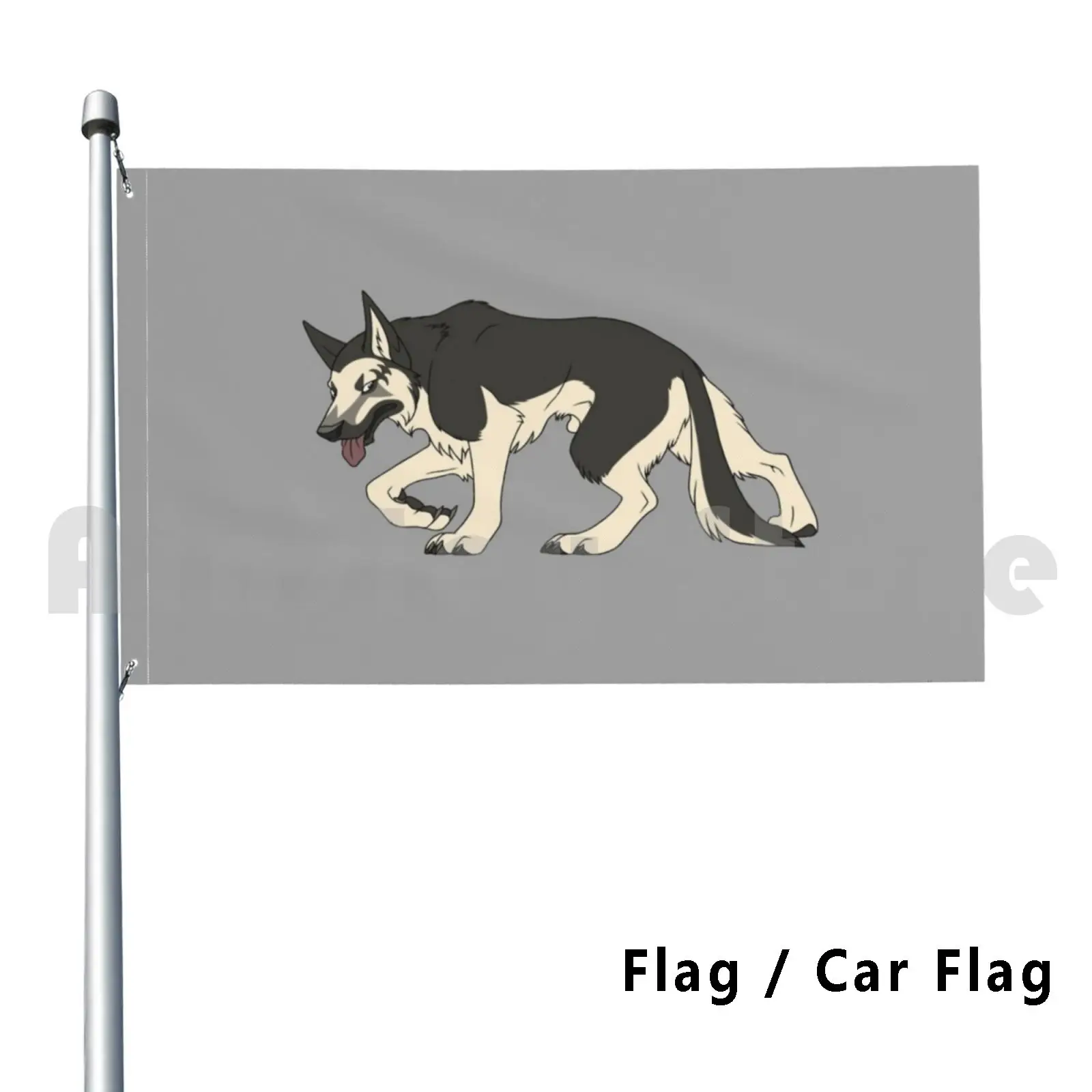 Bandera Bandera del coche Jerome de Ginga Nagareboshi Gin 2330 Jerome Jeromu Ginga Ginga Densetsu Weed Ginga