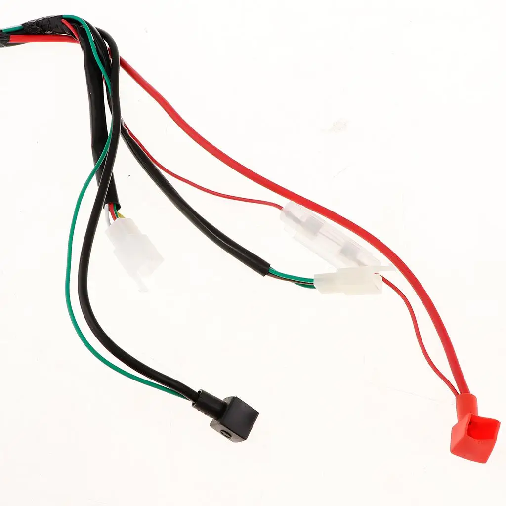 

1 set Wiring Harness Loom CDI Ignition Coil Spark Plug Key Switch for 150cc 250cc ATV Dirt Bike Magneto Stator