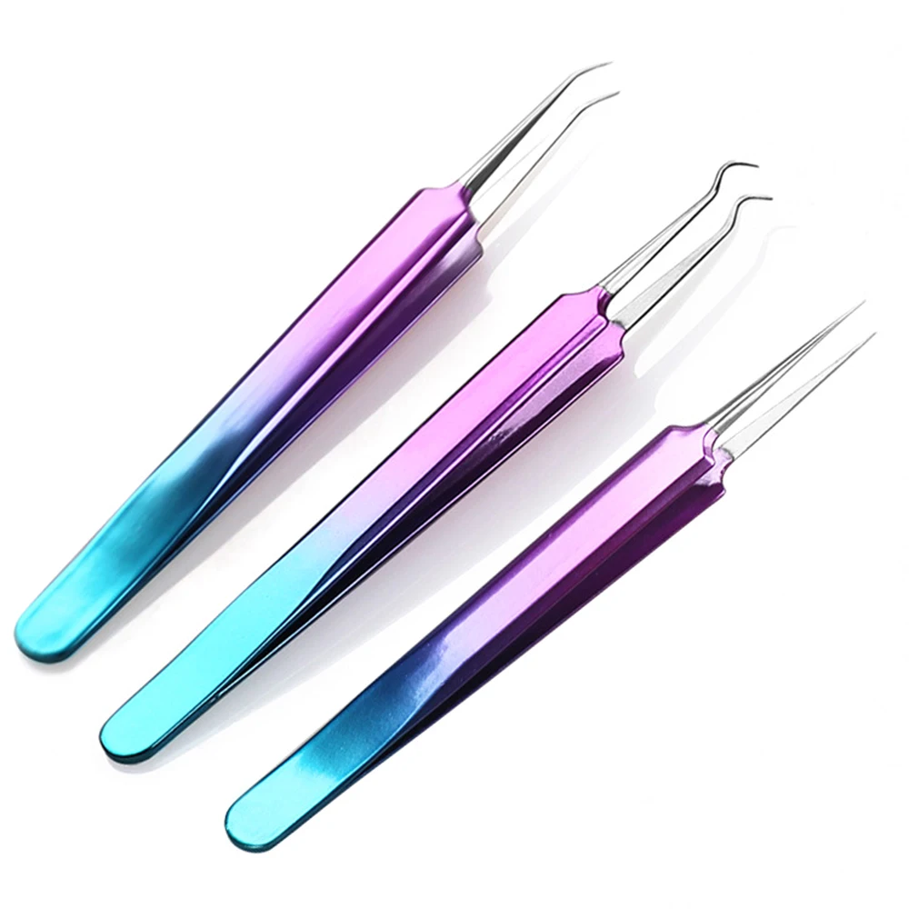 Stainless Steel Versatile Tool Blackhead Remover Professional-grade Stainless Steel Tweezers For Acne Acne Easy To Use