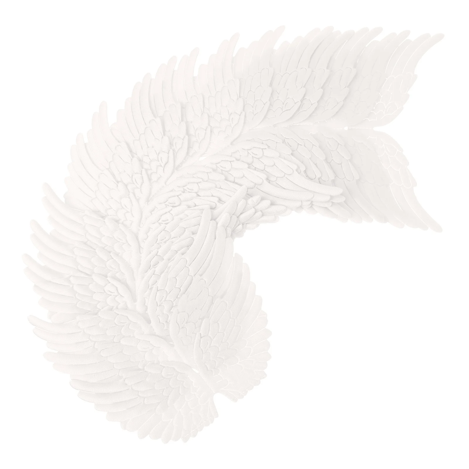 

18Pcs Angel Wing DIY Pendants Realistic Wing-Shaped Bag Decoration for Holiday Gifts Gathering Event Decoration Supplies