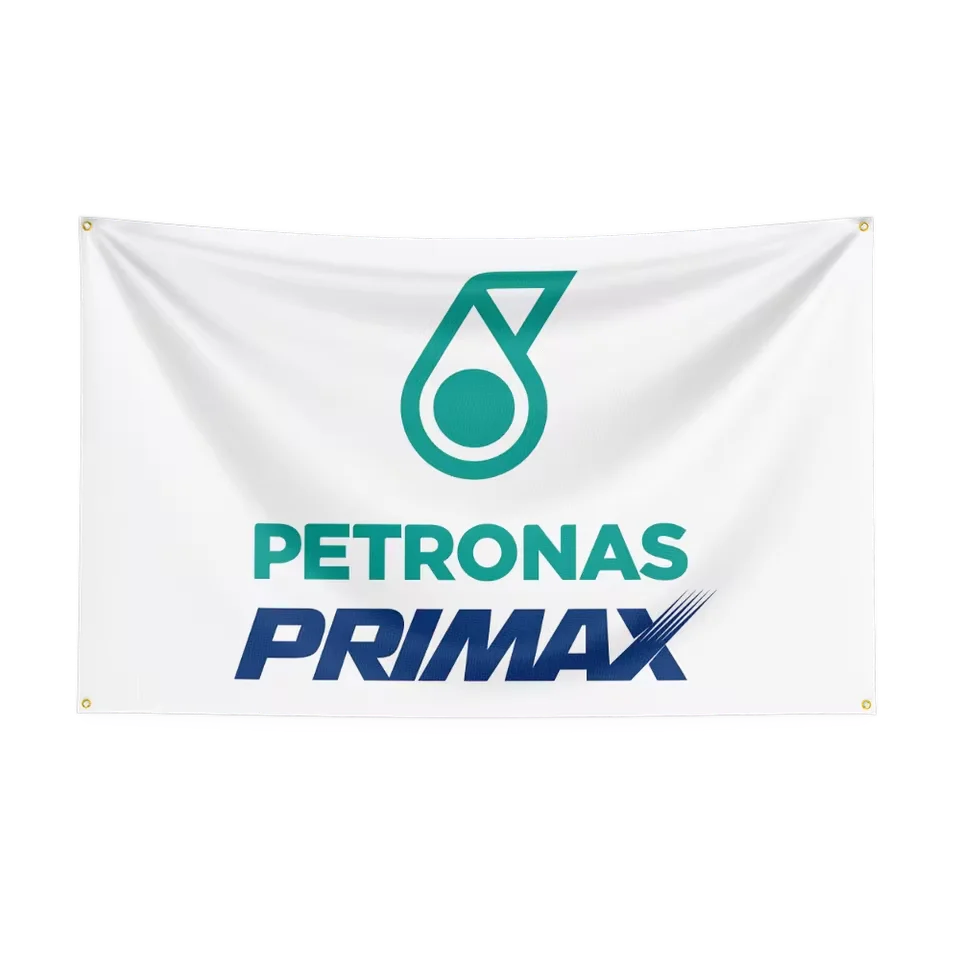 90x150cm P-PETRONAS Motor Car Oil Flag Motoring Racing Workshop Car Banners Tapestry Flag Outdoor For Decoration Engine Oil