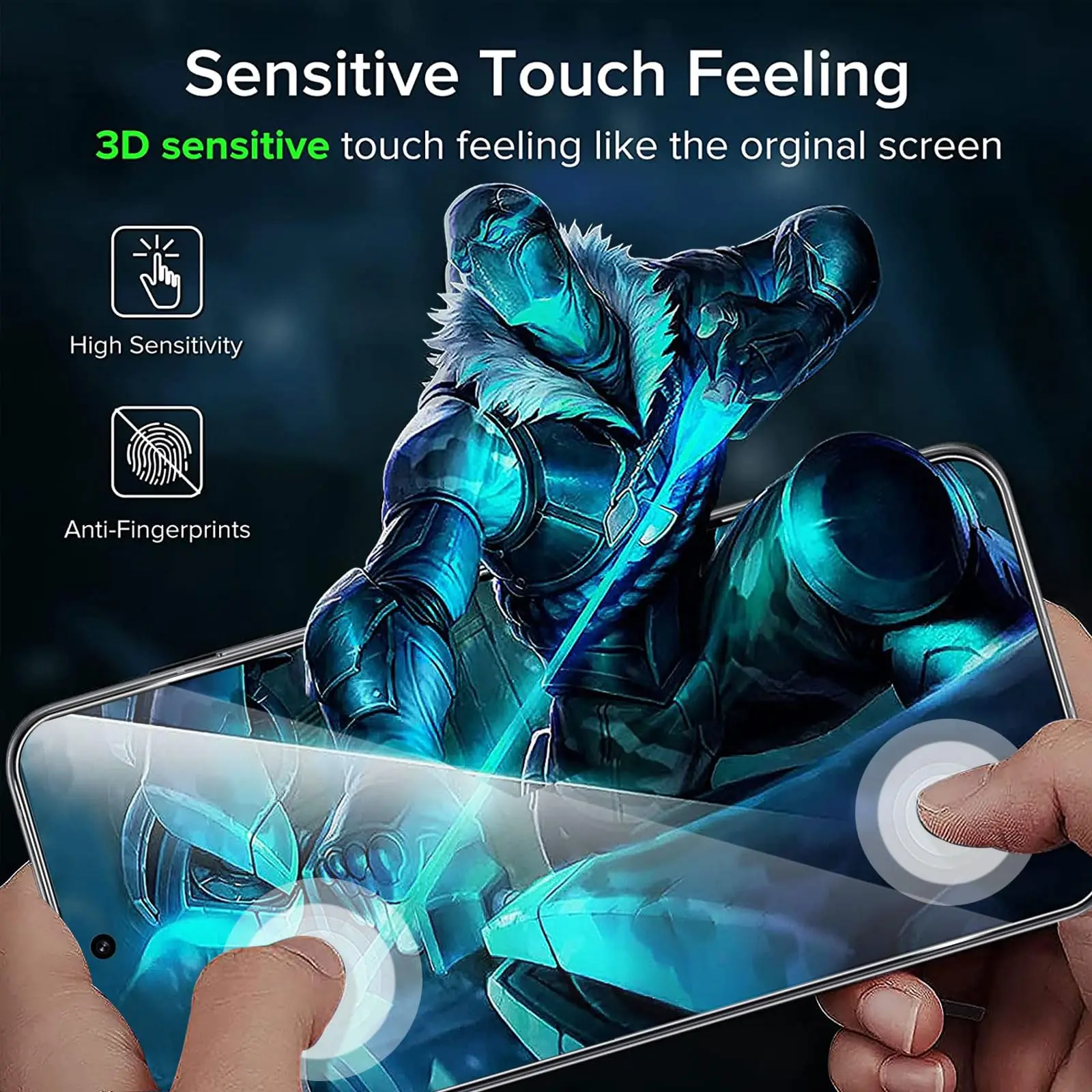 Screen Protector For OPPO Reno14 6.59 inch, Tempered Glass HD Crystal 9H High Aluminum Anti Scratch Case Friendly