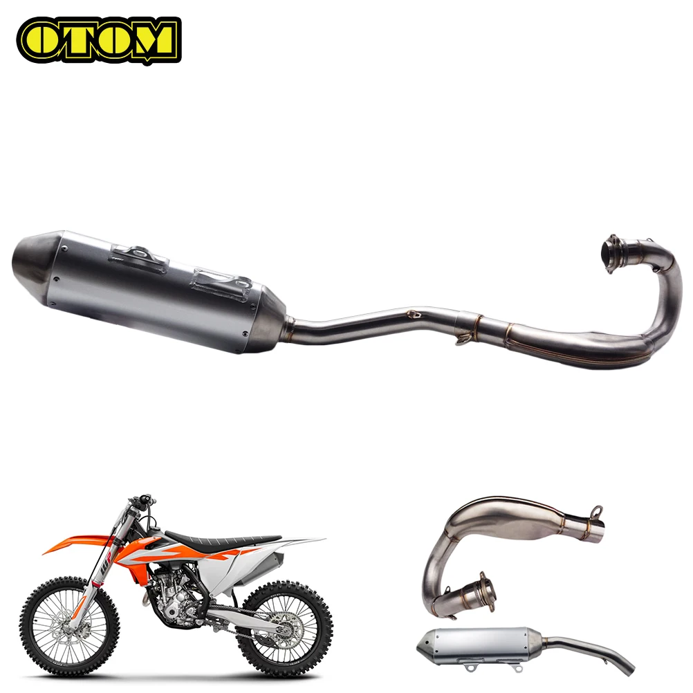 Motorcycle For KTM Exhaust Header Muffler Silencer Pipe SXF250/350/450 SXF250 PRADO/TROY LEE DESIGNS XCF250 RC4 R  Accessories