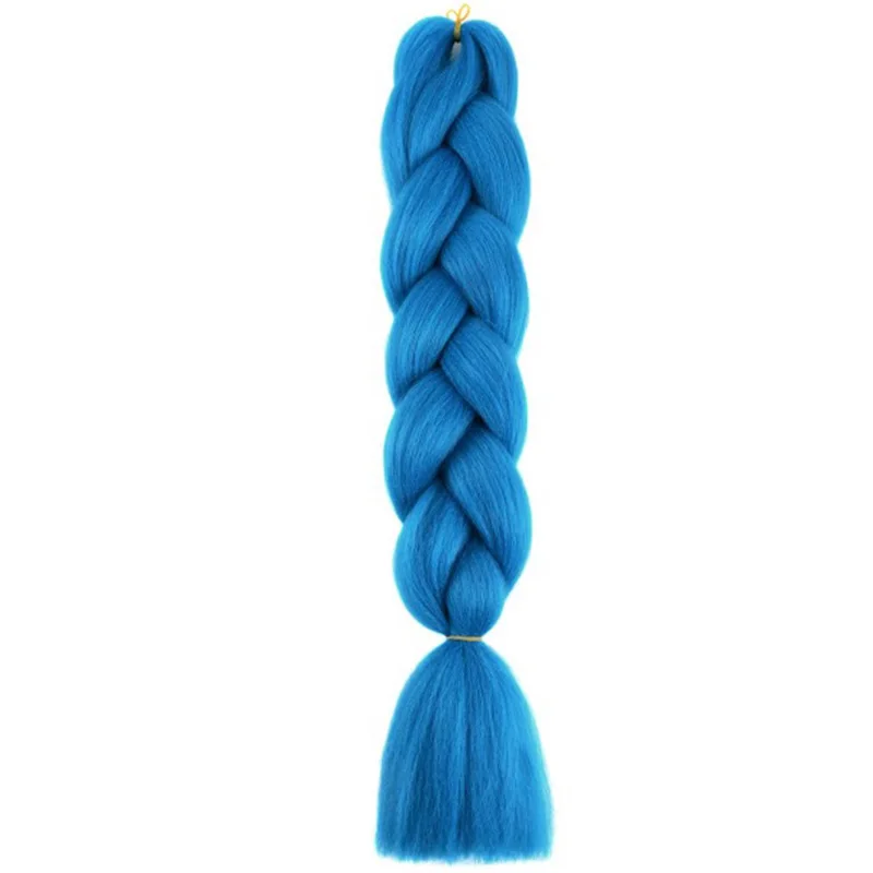 24 inch synthetische lange rechte yaki vlechten haar ombre vlechthaar jumbo regenboog vlecht haarverlenging voor vrouwen doe-het-zelf haar