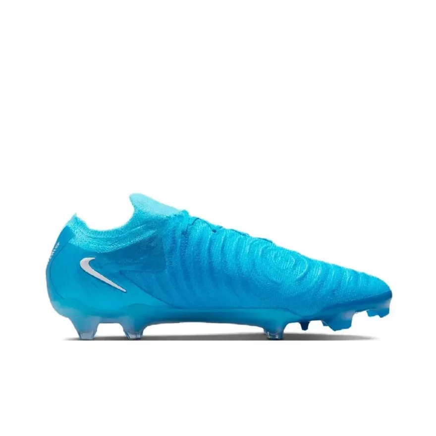 NIKE Phantom GX 2 Elite FG Men's Soccer Cleats Gum Spikes Comfort and Simplicity Hard Turf Natural Turf Blue