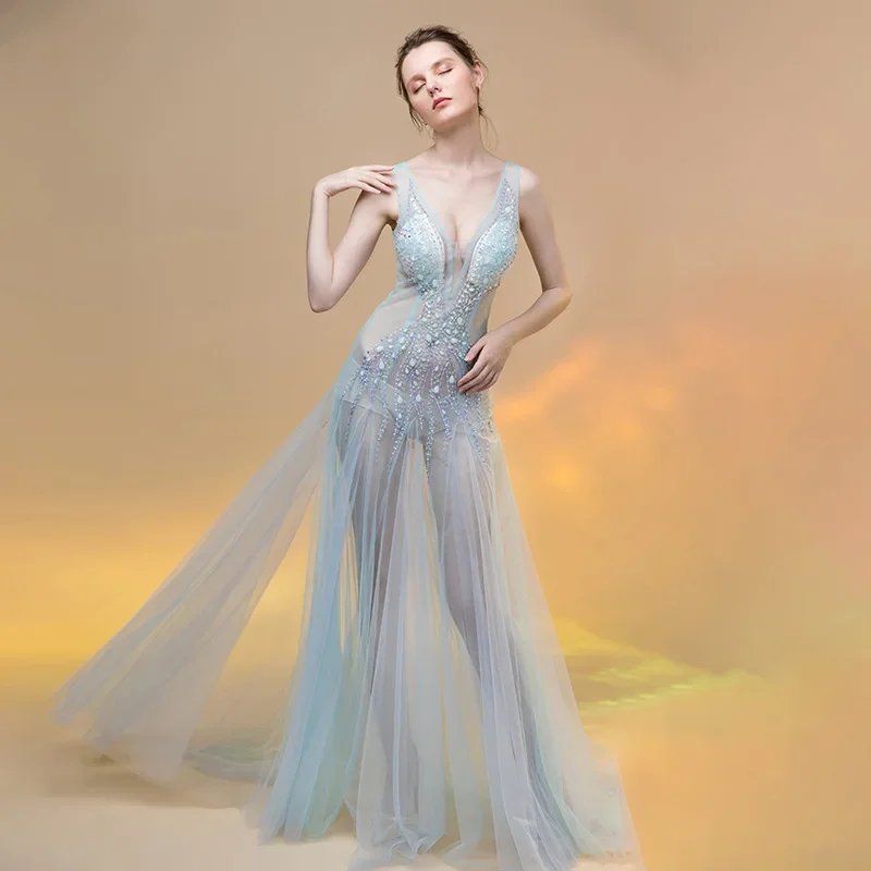 Women's Elegant Dresses For Prom New Evening Dresses 2024 Wedding Dress Party Evening Elegant Luxury Celebrity Ball Gocustomized