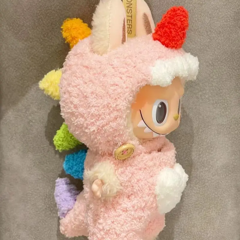 100% Genuine Zimomo Accessories For Labubu Clothes Macaron Doll Clothes Mokok Sitting Party Angel Handmade Clothes In The Cloud