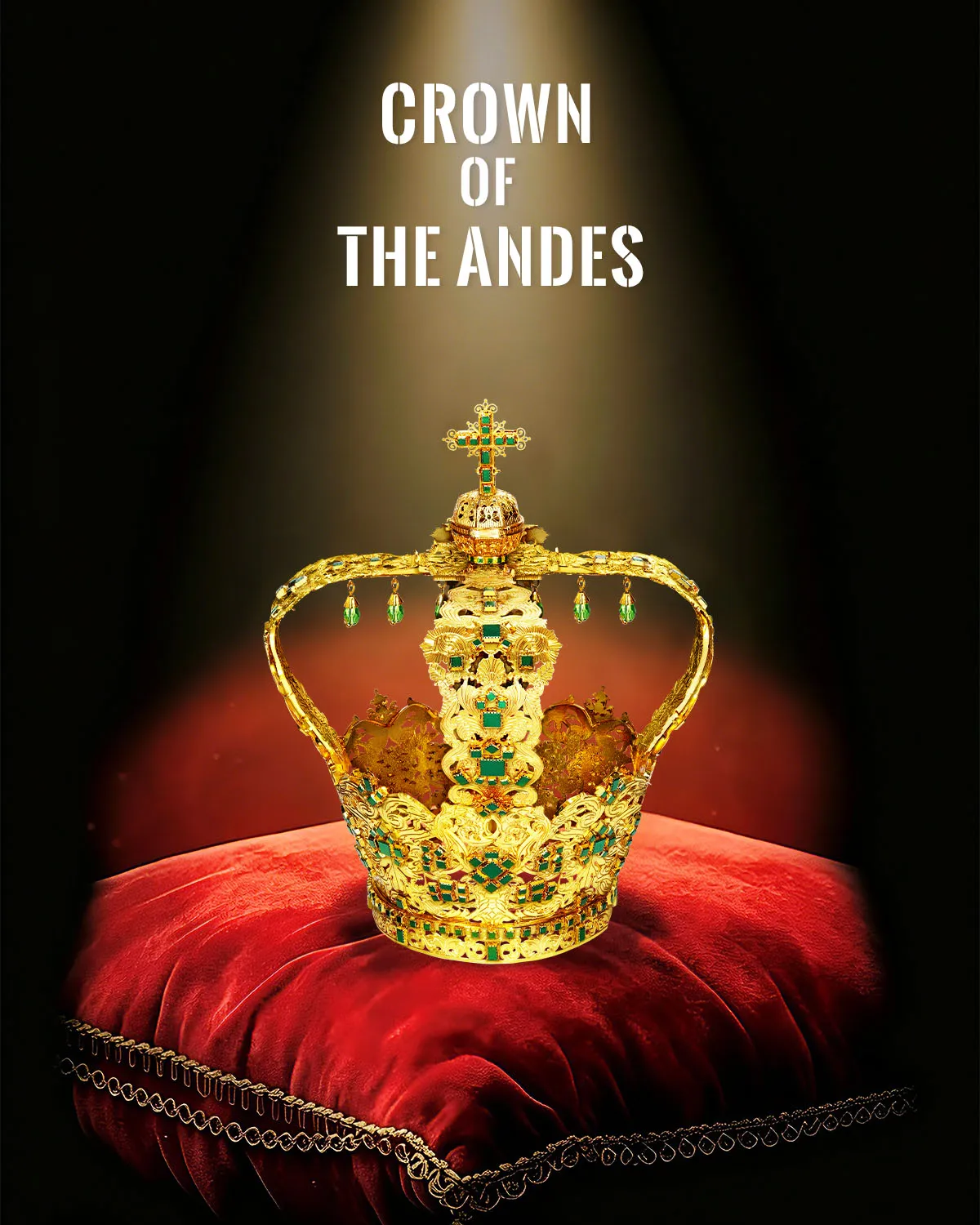 Crown of the Andes 3D Metal Puzzle Model Kit full view