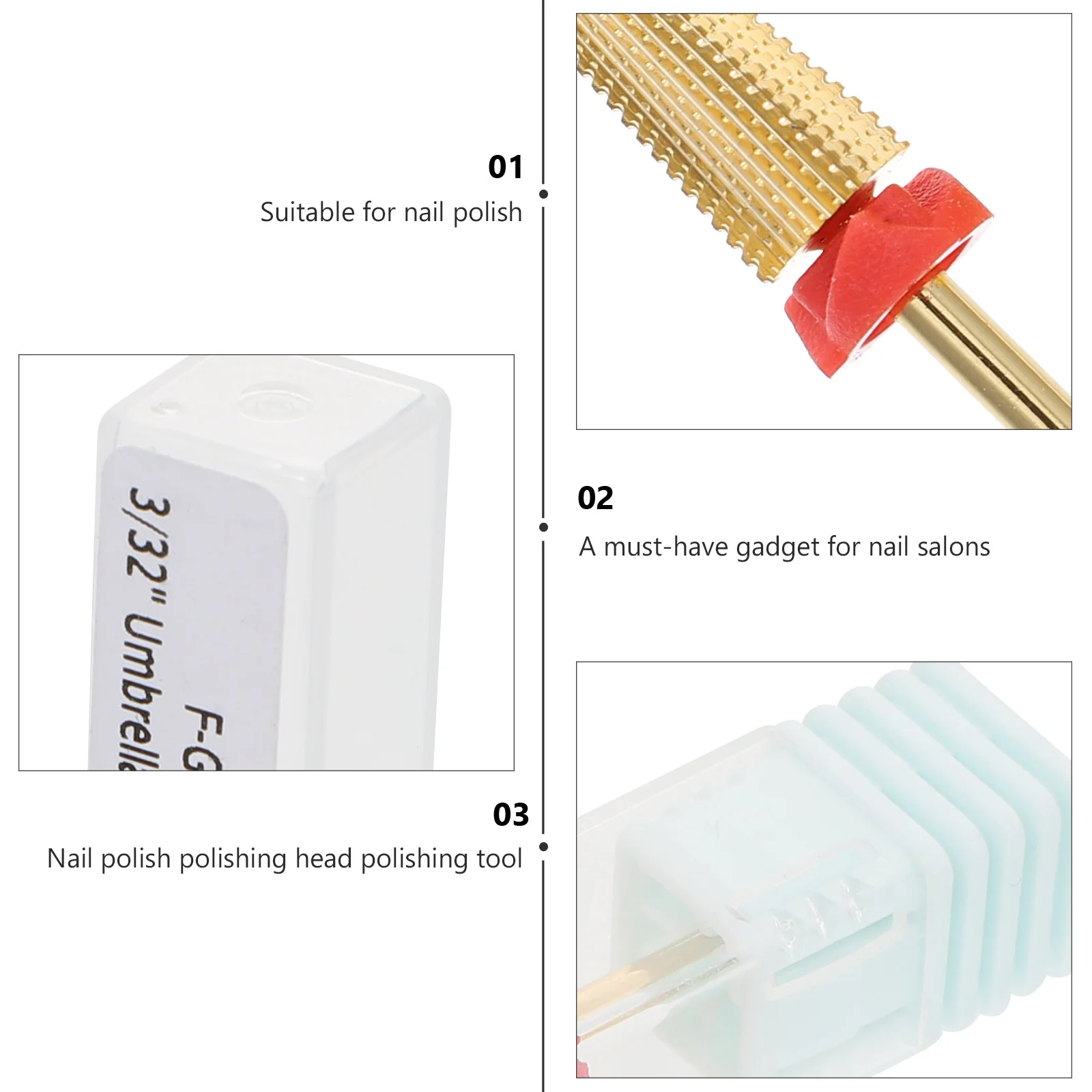 

2 шт., головки из вольфрамовой стали, прочный для дизайна ногтей, маникюра, набор инструментов для полировки ногтей, электрическая пилка, полировщик, набор шлифовальных инструментов